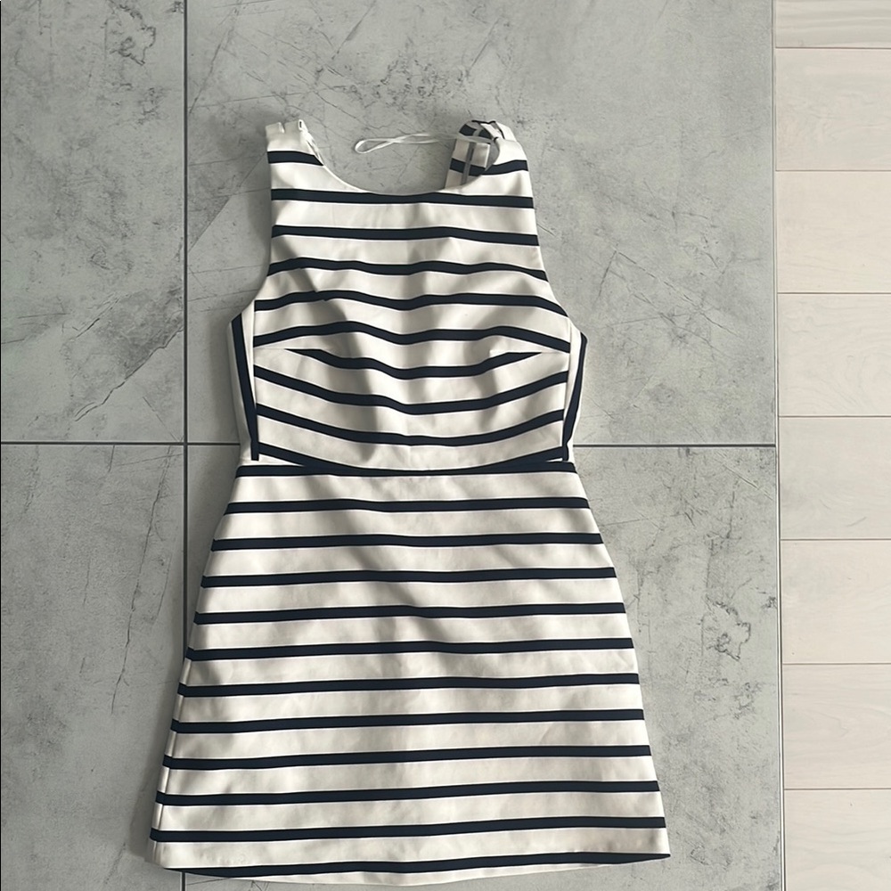 Striped Sleeveless Dress